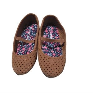 Carters flats for toddler girl size 10 brandnew brown